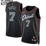 Maillot NBA Detroit Pistons Killian Hayes Nike 2023-24 City Edition Noir Swingman - Enfant